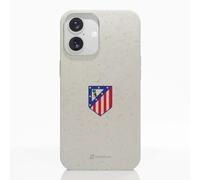 PHONECASES3D - Funda Móvil para Apple iPhone 16 Atlético de Madrid - Escudo Standard - Diseño ergonómico - Protección Ligera y Resistente para móvil - Blanco
