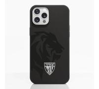 PHONECASES3D Funda móvil para iPhone 12 Pro Oficial Athletic Club | PHONECASES3D-Compostable y de Origen Vegetal-Licencia Oficial-Diseño León y Escudo-Tacto Suave y Protección Resistente