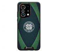 PHONECASES3D - Funda Móvil para OPPO Find X5 Celtic FC - Inspirada En La Camiseta - Carcasa con Efecto 3D Patentado - Protección Ligera y Resistente - Negro