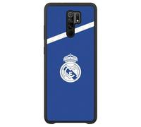 PHONECASES3D - Funda Móvil para Redmi 9 Global Oficial de Real Madrid TPU Protector Black
