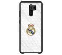 PHONECASES3D - Funda Móvil para Redmi 9 Global Oficial de Real Madrid TPU Protector Black