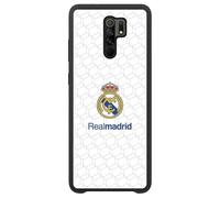 PHONECASES3D - Funda Móvil para Redmi 9 Global Oficial de Real Madrid TPU Protector Black