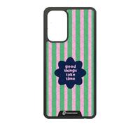PHONECASES3D - Funda Móvil para Samsung Galaxy A52/A52s 5G Jess Rachel Sharp - Good Things Take Time - Carcasa con Efecto 3D Patentado - Protección Ligera y Resistente - Negro