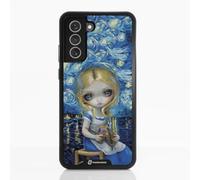 PHONECASES3D - Funda Móvil para Samsung Galaxy S21 Jasmine Becket - Diseño Alice in a Van Gogh Nocturne - Carcasa con Efecto 3D Patentado - Protección Ligera y Resistente - Negro