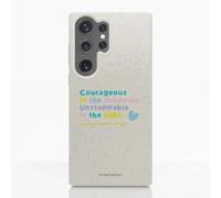 PHONECASES3D - Funda Móvil para Samsung Galaxy S23 Ultra Jess Rachel Sharp - Courage - Diseño ergonómico - Protección Ligera y Resistente para móvil - Blanco