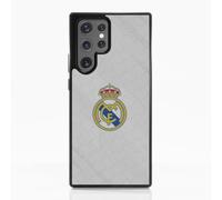 PHONECASES3D - Funda Móvil para Samsung Galaxy S23 Ultra Real Madrid - Escudo clásico con Corona - Carcasa con Efecto 3D Patentado - Protección Ligera y Resistente - Negro