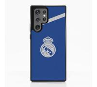 PHONECASES3D - Funda Móvil para Samsung Galaxy S23 Ultra Real Madrid - Fondo Azul - Carcasa con Efecto 3D Patentado - Protección Ligera y Resistente - Negro