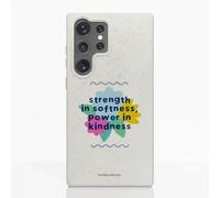 PHONECASES3D - Funda Móvil para Samsung Galaxy S24 Ultra Jess Rachel Sharp - Kindness - Diseño ergonómico - Protección Ligera y Resistente para móvil - Blanco