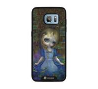 PHONECASES3D - Funda Móvil para Samsung Galaxy S7 Edge Jasmine Becket - 3D Phone Case Design Alice in a Monets Water Lillies - Carcasa con Efecto 3D Patentado - Protección Ligera y Resistente - Negro