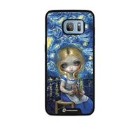 PHONECASES3D - Funda Móvil para Samsung Galaxy S7 Edge Jasmine Becket Carcasa con Efecto 3D Patentado - Protección Ligera y Resistente - Negro