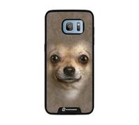 PHONECASES3D - Funda Móvil para Samsung Galaxy S7 Edge Vincent HIE - Funda de teléfono 3D - Diseño Chihuahua - Carcasa con Efecto 3D Patentado - Protección Ligera y Resistente - Negro