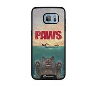 PHONECASES3D - Funda Móvil para Samsung Galaxy S7 Edge Vincent HIE - Funda de teléfono 3D - Diseño Paws - Carcasa con Efecto 3D Patentado - Protección Ligera y Resistente - Negro