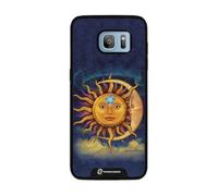 PHONECASES3D - Funda Móvil para Samsung Galaxy S7 Edge Vincent HIE - Funda de teléfono 3D - Diseño Sun Moon - Carcasa con Efecto 3D Patentado - Protección Ligera y Resistente - Negro