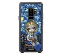 PHONECASES3D - Funda Móvil para Samsung Galaxy S9 Plus Jasmine Becket - Diseño Alice in a Van Gogh Nocturne - Carcasa con Efecto 3D Patentado - Protección Ligera y Resistente - Negro