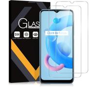 PhoneThrone 2 protectores de pantalla de cristal templado para Realme C51, C53, C61, C63, antiarañazos, antihuellas, sin burbujas, dureza 9H, 0,26 mm, ultratransparente, ultrarresistente