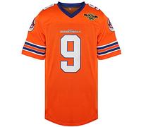 Phoneutrix - Camiseta de fútbol Americano de los Mud Dogs de la Bourbon Bowl de Bobby Boucher, número 9, de la película El Aguador, Naranja, X-Large