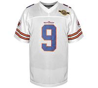 Phoneutrix - Camiseta de fútbol Americano de los Mud Dogs de la Bourbon Bowl de Bobby Boucher, número 9, de la película El Aguador, Blanco, X-Large