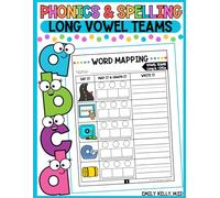 Phonics and Spelling: Long Vowel Teams: Long Vowel Sounds Skill Building Workbook for Spelling Activities Grade 1 Grade 2 or Grade 3 with Science of ... Spelling Word Work Skill Building Workbooks)