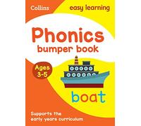 Phonics Bumper Book 3-5 años — Ideal para aprendizaje en casa — Collins Easy Learning Preschool