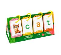 Phonics Charts Tarjetas de aprendizaje para construir vocabulario para niños en edad preescolar Tarjetas de aprendizaje para el desarrollo de habilidades lingüísticas inglés
