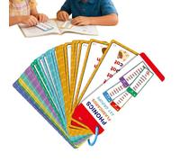 Phonics Flash Cards - 18 x 7 cm Animal Spelling Educational Toys,60 piezas Effective Phonics Letter Speech Materials | for Kids Girls Boys Preschool Home School Classroom Daycare Birthday