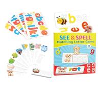 Phonics Flash Cards, Alphabet Sight Words Fine Motor Learning Toy Set