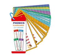 Phonics Flash Cards, Animal Spelling Educational Toys, 60-Piece Phonics Letter and Speech Learning Materials for Kids, Boys, Girls, Ideal for Preschool, Home, School, Classroom, Daycare, or Birthday