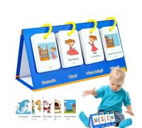 Phonics Flash Cards - Letter Sounds Interactive Learning Game for Kids, Early Educational English Enlightenment Flash Card Set with Pictures Texts, Classroom and Homeschool Teaching 11.69in