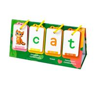 Phonics Flipping Charts Con 80 Tarjetas Ilustradas Herramienta De Aprendizaje Preescolar Para Desarrollar Vocabulario Y Desarrollo Del Lenguaje Herramientas Enseñanza Inglés Preescolar