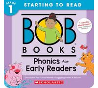 Bob Books - Phonics for Early Readers Box Set Phonics, Ages 4 and Up, Kindergarten (Stage 1: Starting to Read)
