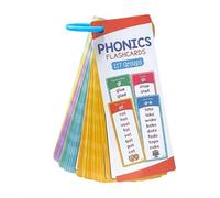 Phonics - Juego de tarjetas de lista de palabras para aprender a leer y deletrear, divertidas actividades de aprendizaje, mezclas y tarjetas de dígrafos, juegos de fonética, aprender a leer, juguetes