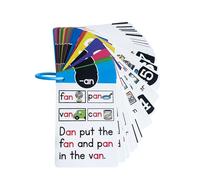 Phonics Tarjetas de Aprendizaje Con Imágenes Para El Aprendizaje Temprano De Palabras Fónica Para Jardín de Niños Pequeños Inglés Letras