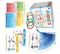 Phonics - Tarjetas de aprendizaje para niños, herramienta educativa para aprender a leer, juego de idiomas para niños y lectura en inglés