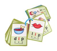 Phonics - Tarjetas educativas, herramienta educativa para niños, palabras CVC, tarjetas de aprendizaje, tarjetas de aprendizaje de lectura, palabras para aprender idiomas, herramienta de enseñanza de
