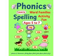Phonics Word Families Activity Fun: Learn Spelling Ages 5 to 7 Homeschooling DIY Reading