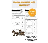 Phonics Workbook | Long U Silent E | Long O Silent E | Double Final Consonants