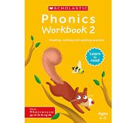 Phonics Workbooks: Book 2 Ages 4-6 - Phase 2 focus sounds - ff ll ss j v w x y z zz qu ch sh th ng nk. (Phonics Workbooks)