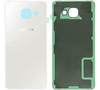 phonmatic - Tapa trasera para Samsung Galaxy A3 2016 SM A310 (con adhesivo y logo), color blanco