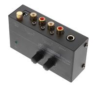 Phono Preamp for Turntable Electronic Audio Amplifier Home Audio Setup Black 10.30X5.70X3.00CM Low Noise Performance 1Pack