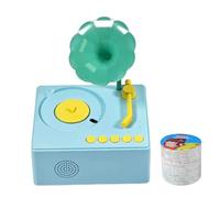 Phonograph Player Toy - Early Education Musical Gramophone, Learning Sound Box with 96 Cards, Interactive Preschool Music Toy | Educational Playset For Home Development Cognitive Skills Fun
