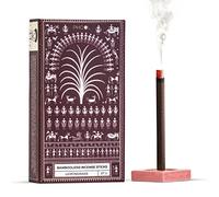 PHOOL LUXURY INCENSE Varillas de incienso sin bambú, varillas de citronela para el hogar y Pooja Dhoop Holder en el interior, sin carbón y bambú, tiempo de combustión: más de 60 minutos de regalo