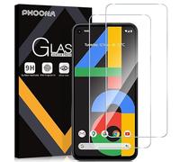 Phoona 2 Piezas Protector Pantalla para Google Pixel 4a 4G 5.81", Ultra HD Transparent Vidrio Templado para Pixel 4a 4G,9H Dureza,Sin Burbujas,Antiarañazos, Antihuellas