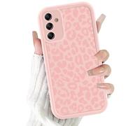 Phoona Funda con estampado de leopardo para Samsung Galaxy S24 FE 5G de 6.7 pulgadas, bonito diseño estético de silicona suave con estampado de guepardo para niñas, funda protectora a prueba de golpes