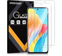 Phoona Protector de Pantalla para OPPO A98 5G/A58 4G/OPPO F23 5G, 2 Unidades Cristal Templado para Oppo A98, Dureza 9H, Sin Burbujas, Antiarañazos(6,72 pulgadas)