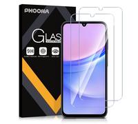 Phoona Protector de Pantalla para Samsung Galaxy A15 4G/5G, 2 Unidades Cristal Templado Protector Pantalla para Samsung A15, Dureza 9H, Sin Burbujas, Antiarañazos(6,5'')