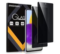Phoona Protector Pantalla Privacidad para Samsung Galaxy A72 4G / A72 5G 6,7 Pulgadas, Cobertura Completo Cristal Vidrio Templado Anti Espía, Amigable para Funda, 2 Piezas