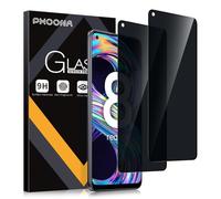 Phoona Protector Pantalla Realme 8/ Realme 8 Pro 4G,9H Dureza,Anti-Arañazos,Película Protectora Contra Miradas Indiscretas,Cristal de Privacidad Prueba de Espías Realme 8 4G,2 Piezas