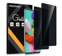 Phoona Protector Pantalla Samsung Galaxy A51 4G/5G 6.5",9H Dureza,Anti-Arañazos,Película Protectora Contra Miradas Indiscretas,Cristal de Privacidad Prueba de Espías,2 Piezas