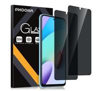 Phoona Protector Pantalla Xiaomi Redmi 10 4G/2022/Prime 6.5",9H Dureza,Anti-Arañazos,Película Protectora Contra Miradas Indiscretas,Cristal de Privacidad Prueba de Espías,2 Piezas