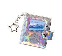 Photo Album Bag Charm - Double-Sided Cute Small Retro Portable Keychain | Picture Album Book for Family, Kids, Christmas, Holiday, Party, Vacation, Memorial, Pregnancy, Birth, Growth, Home Gift